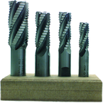 4 Pc. M42 Roughing End Mill Set - Top Tool & Supply