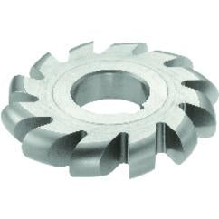 5/8 Radius - 4-1/2 x 1-1/4 x 1-1/4 - HSS - Convex Milling Cutter - Standard Diameter - 10T - TiAlN Coated - Top Tool & Supply