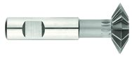 1" x 3/8 x 1/2 Shank - HSS - 90 Degree - Double Angle Shank Type Cutter - 12T - TiN Coated - Top Tool & Supply