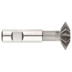 1" x 5/16 x 1/2 Shank - HSS - 60 Degree - Double Angle Shank Type Cutter - 12T - Uncoated - Top Tool & Supply
