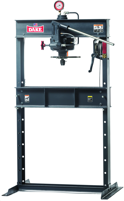 Hand Operated Hydraulic Press - 25H - 25 Ton Capacity - Top Tool & Supply