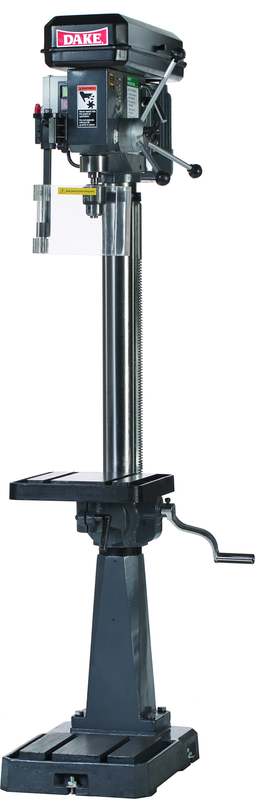 14-1/8" Step Pulley Floor Model Drill Press - SB-16 - 5/8" Drill Capacity, 1/2HP, 110V 1PH Motor - Top Tool & Supply