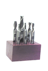 6 Pc. HSS Double-End End Mill Set - Top Tool & Supply