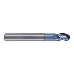 5/16" Dia. - 2-1/2" OAL - TiCN CBD-Ball Nose HP End Mill-3 FL - Top Tool & Supply