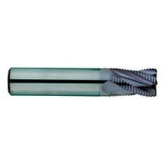 1/4" Dia. - 2-1/2" OAL - TiAlN CBD - Roughing HP End Mill - 3 FL - Top Tool & Supply