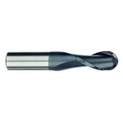 1/4" Dia. - 2-1/2" OAL - AlTiN CBD - Ball End SE EM - 2 FL - Top Tool & Supply