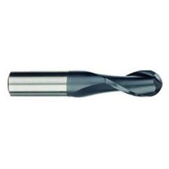 3/8" Dia. - 2-1/2" OAL - AlTiN CBD - Ball End SE EM - 2 FL - Top Tool & Supply