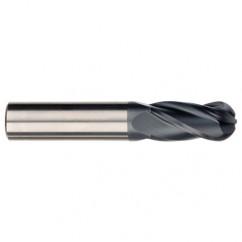 1/4" Dia. - 4" OAL - AlTiN CBD - Ball End SE EM - 4 FL - Top Tool & Supply