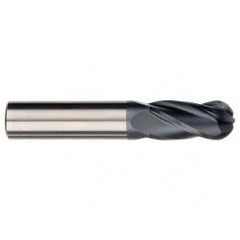 1/8" Dia. - 2-1/4" OAL - AlTiN CBD - Ball End SE EM - 4 FL - Top Tool & Supply