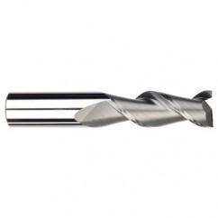 1/2" Dia. - 2" LOC - 4" OAL - 2 FL Carbide S/E HP End Mill-Uncoated - Top Tool & Supply