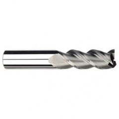 1/2" Dia. - 2-1/2" LOC - 5" OAL - 3 FL Carbide S/E HP End Mill-Uncoated - Top Tool & Supply