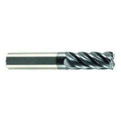 1/2" Dia. - 2-1/8" LOC - 4" OAL - 5 FL Carbide S/E HP End Mill-AlCrN-X - Top Tool & Supply