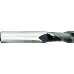 1/4 Dia. x 2-1/2 Overall Length 3-Flute Square End Solid Carbide SE End Mill-Round Shank-Center Cut-AlTiN - Top Tool & Supply