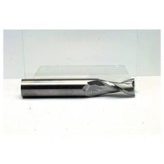 12mm Dia. x 76mm Overall Length 2-Flute Square End Solid Carbide SE End Mill-Round Shank-Center Cut-Uncoated - Top Tool & Supply