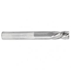 1/4 Dia. x 6 Overall Length 4-Flute Square End Solid Carbide SE End Mill-Round Shank-Center Cut-TiN - Top Tool & Supply