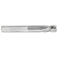 1/4 Dia. x 6 Overall Length 4-Flute Square End Solid Carbide SE End Mill-Round Shank-Center Cut-TiN - Top Tool & Supply