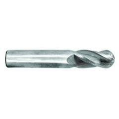 13/32" Dia. - 2-3/4" OAL - Ball Nose-TiCN Coated-SE EM - 4 FL - Top Tool & Supply