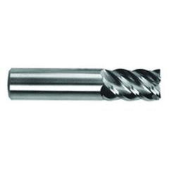 7/16" Dia. - 3" OAL - AlTiN - CBD - 60° Helix HP End Mill - 3 FL - Top Tool & Supply