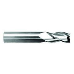 1/2 Dia. x 3 Overall Length 3-Flute Square End Solid Carbide SE End Mill-Round Shank-Center Cut-TiN - Top Tool & Supply