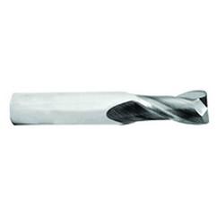 1/2 Dia. x 3 Overall Length 2-Flute .060 C/R Solid Carbide SE End Mill-Round Shank-Center Cut-AlTiN - Top Tool & Supply