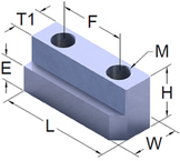 KW12JN Jaw Nut For 1.5mm Serrated Hard Jaw - Top Tool & Supply