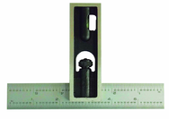 #DS604R - 6" - 4R Graduation - Double Square - Top Tool & Supply