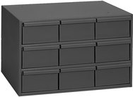 10-7/8 x 11-5/8 x 17-1/4'' (9 Compartments) - Steel Modular Parts Cabinet - Top Tool & Supply