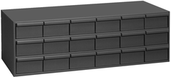 11-5/8" Deep - Steel - 18 Drawer Cabinet - for small part storage - Gray - Top Tool & Supply