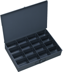 18 x 12 x 3'' - 16 Compartment Steel Boxes - Top Tool & Supply