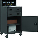 Mobile Shop Desk - 23"W x 20"D x 51"H - Top Tool & Supply