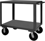 36"W x 24"D x 37-1/2"H - Shelf Stock Truck - Gray - Top Tool & Supply