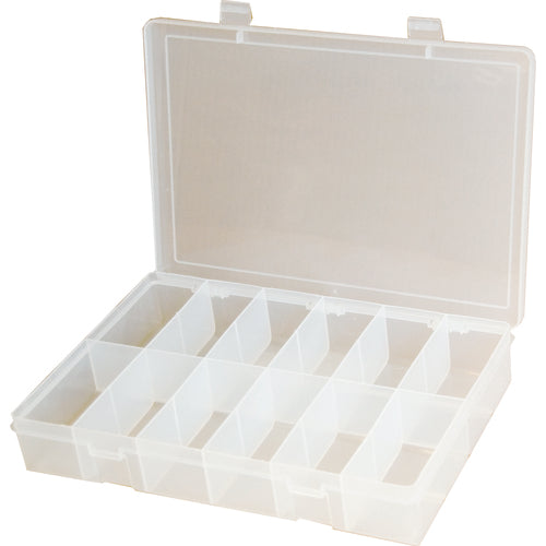 12 COMPARTMENT BOX CLEAR - Top Tool & Supply