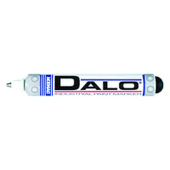 Dalo Medium Marker - Stainless Steel Ball Tip - White - Top Tool & Supply