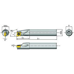 E16-SDXXL2-D20 Indexable Coolant Thru Boring Bar - Top Tool & Supply