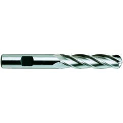 1/2 x 1/2 x 2 x 4 4Fl Long SE Ball 8% Cobalt End Mill - Top Tool & Supply