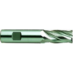 3/4 X 3/4 X 1-5/8 X 3-7/8 4Fl Reg CC Fine Rougher M42 TiAlN-Futura Coated - Top Tool & Supply