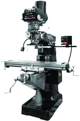 9 x 49" Table Variable Speed Mill With 3-Axis ACU-RITE 200S (Quill) DRO and X - Y - Z-Axis JET Powerfeeds - Top Tool & Supply