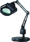 LED Illuminated Magnifier - 45" Articulating Arm - Adjustable Clamp Base - Top Tool & Supply