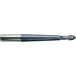 1/4-1/2-3/4-7-3/4 2Fl H - 30 Pencil Neck Ball X-Power End Mill - Top Tool & Supply