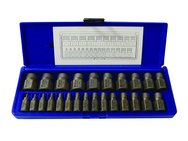 25 Piece Hex Head Multi-Spline Extractor Set - Top Tool & Supply