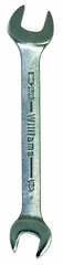 21.0 x 24mm - Chrome Satin Finish Open End Wrench - Top Tool & Supply