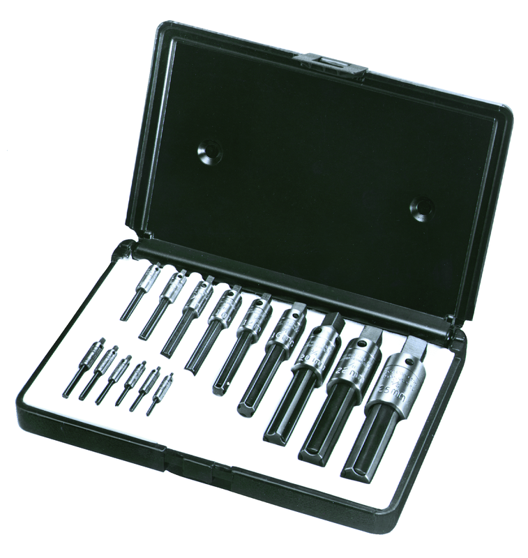 #4 thru 3/4" - 13 pc HSS Tap Extractor Set - Top Tool & Supply