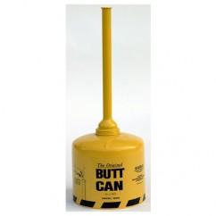 5 GAL CIGARETTE DISPOSAL CAN YELLOW - Top Tool & Supply