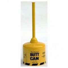 5 GAL CIGARETTE DISPOSAL CAN YELLOW - Top Tool & Supply