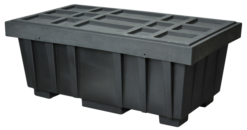 110 GAL SPILL KIT BOX BLACK W/COVER - Top Tool & Supply