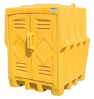 4 DRUM ALL POLY OUTDOOR STORAGE BUIL - Top Tool & Supply