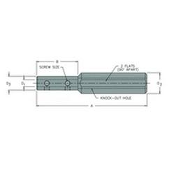 BBS-312/750 - 5/16" Sleeve - 3/4" Shank - Steel Boring Bar Sleeve - Top Tool & Supply