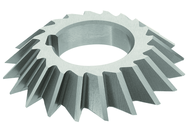 6 x 3/4 x 1-1/4 - HSS - 45 Degree - Left Hand Single Angle Milling Cutter - 28T - TiN Coated - Top Tool & Supply