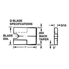 #DX20 - 2 For use with 3/16'' Thick Blades - Multi-Tool Auxiliary Pilot - Top Tool & Supply