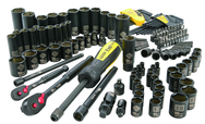 STANLEY® FATMAX® 1/4" & 3/8" Drive 141 Piece Matte Black Chrome Mechanic's Tool Set - Top Tool & Supply